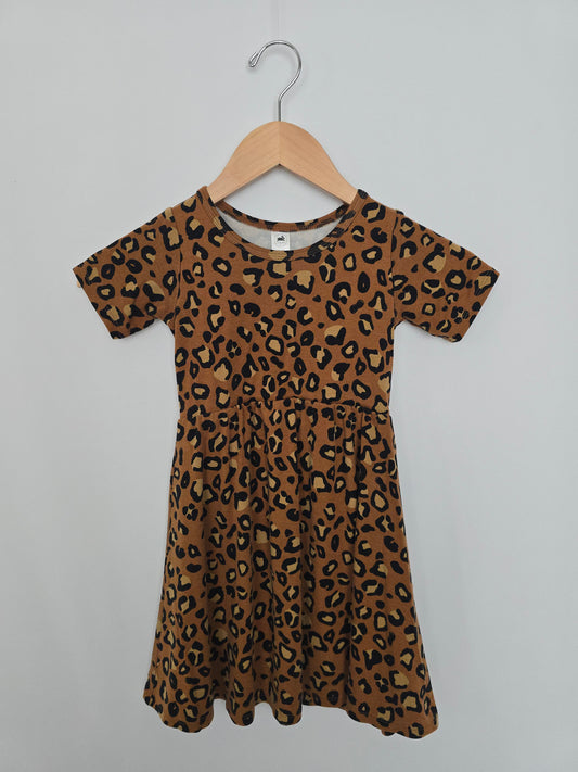 Little & Lively Leopard Twirl Dress • 3-4 years