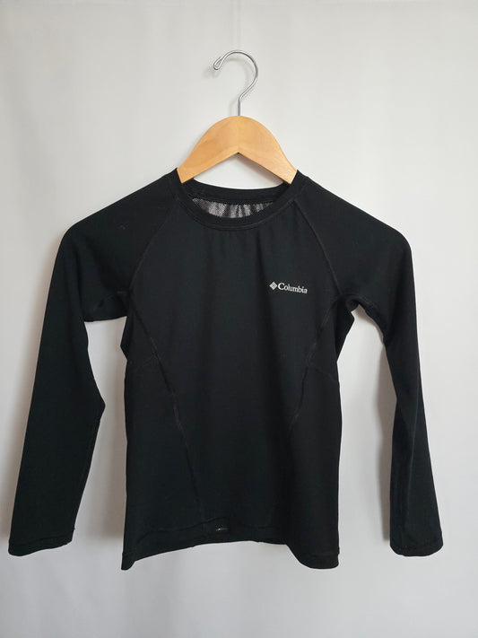 Columbia Black Base Layer Long Sleeve Shirt • 8 years