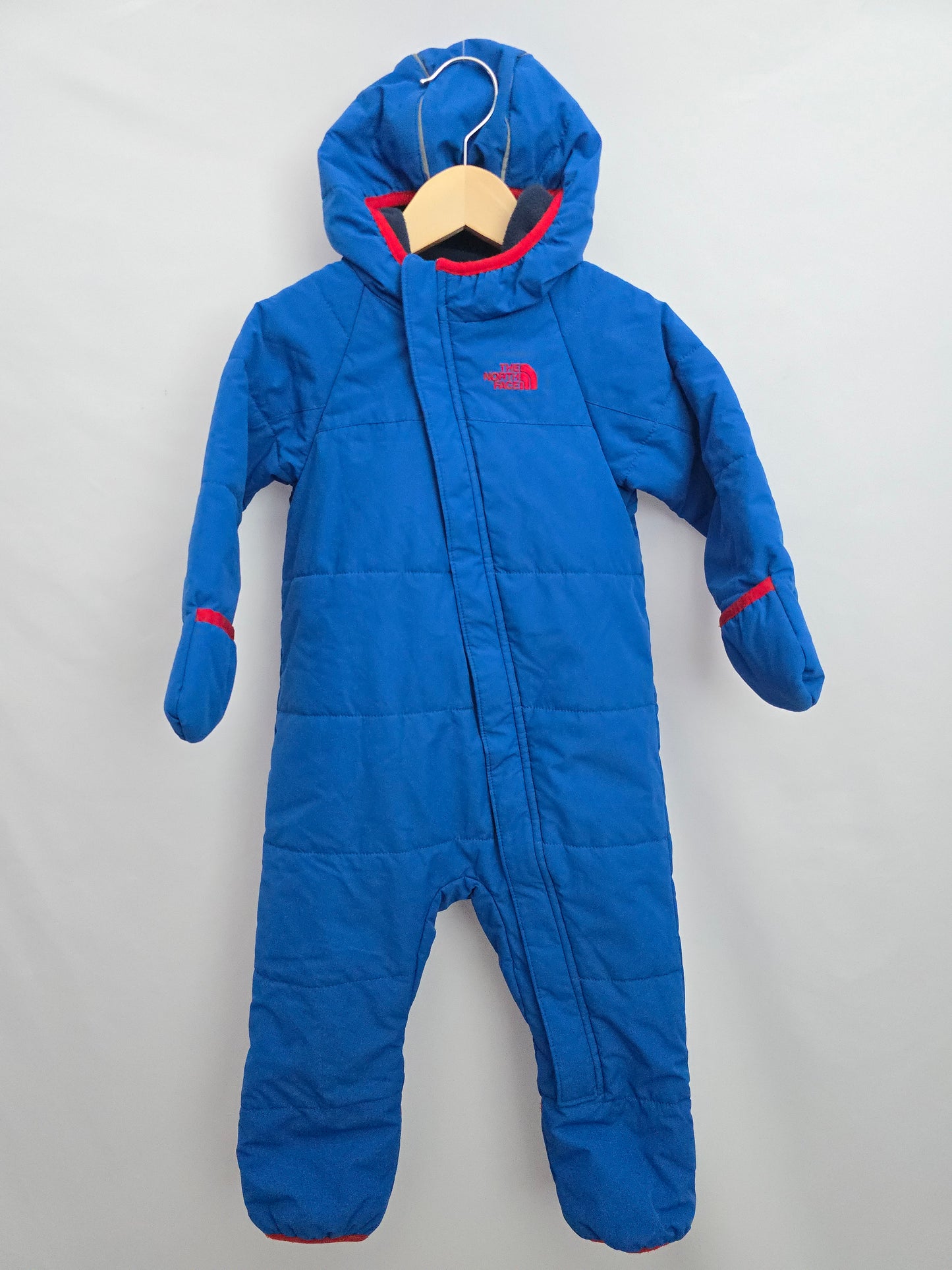 The North Face Blue Fleece Lined Snowsuit • 18-24 months
