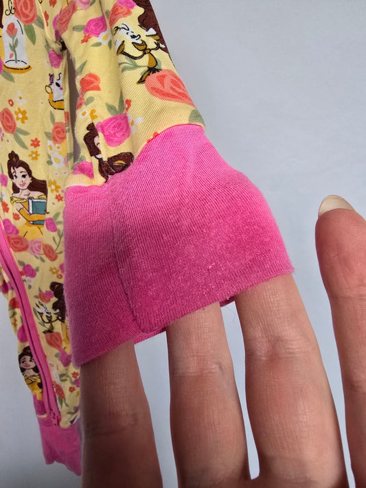 Little Sleepies x Disney Belle & Friends Zipper Sleeper • Newborn