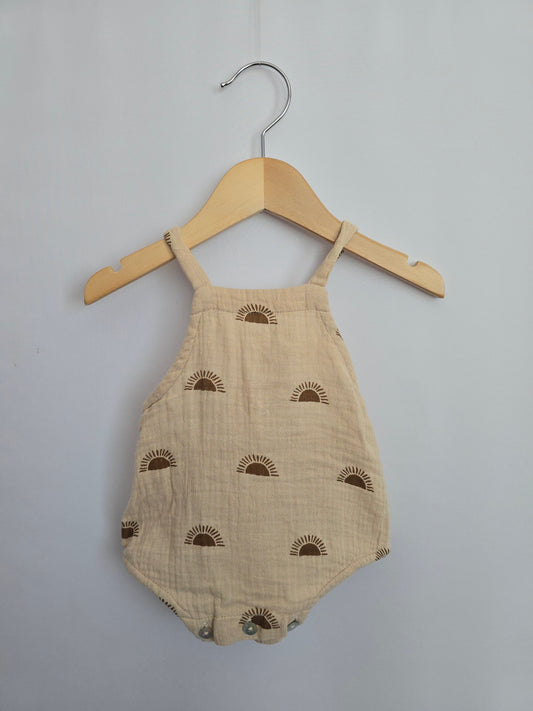 Rylee + Cru Suns Bubble Romper • 3-6 months