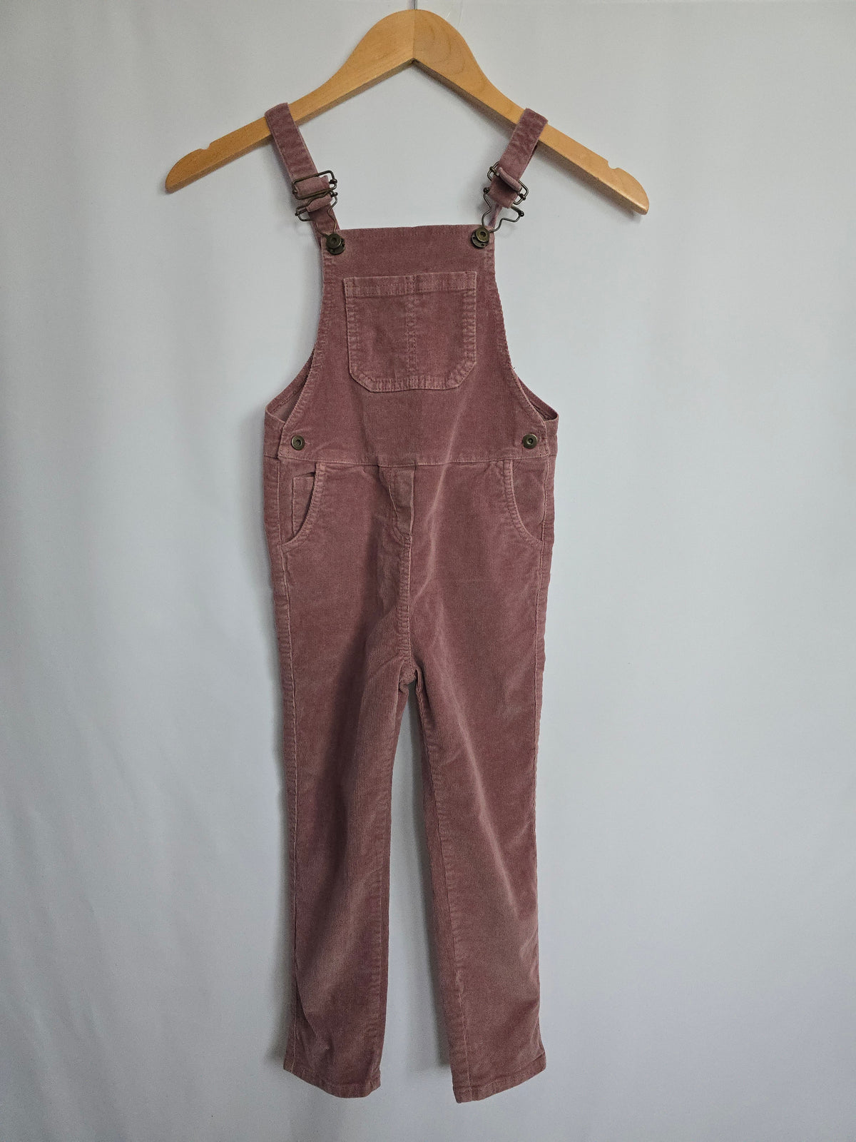 Babe & Tess Dusty Rose Cord Overalls • 6 years