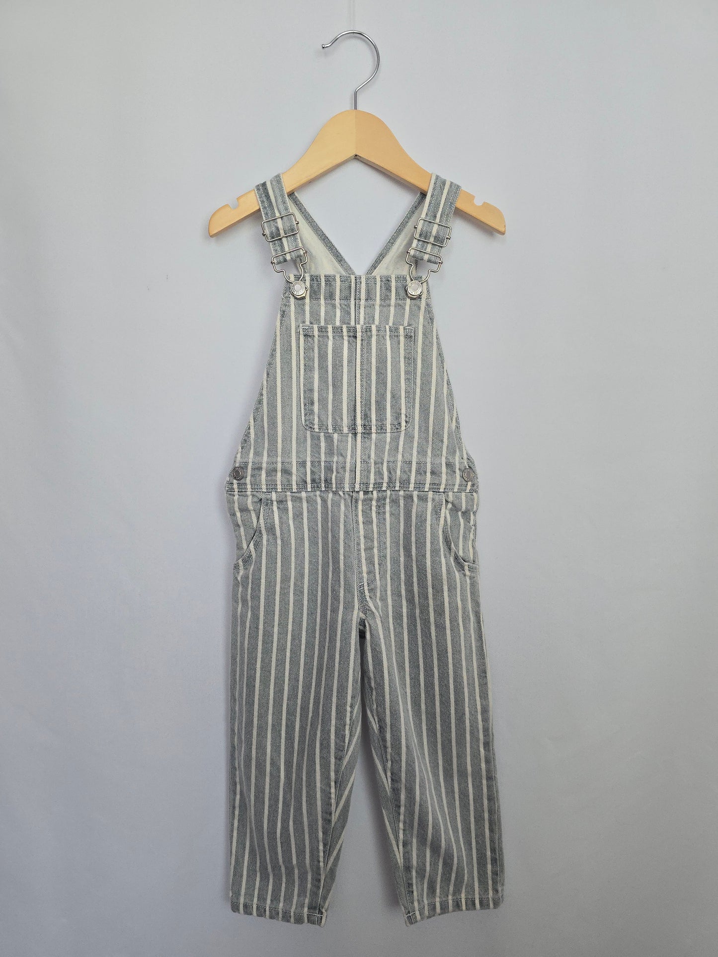 Zara Striped Overalls • 3 years