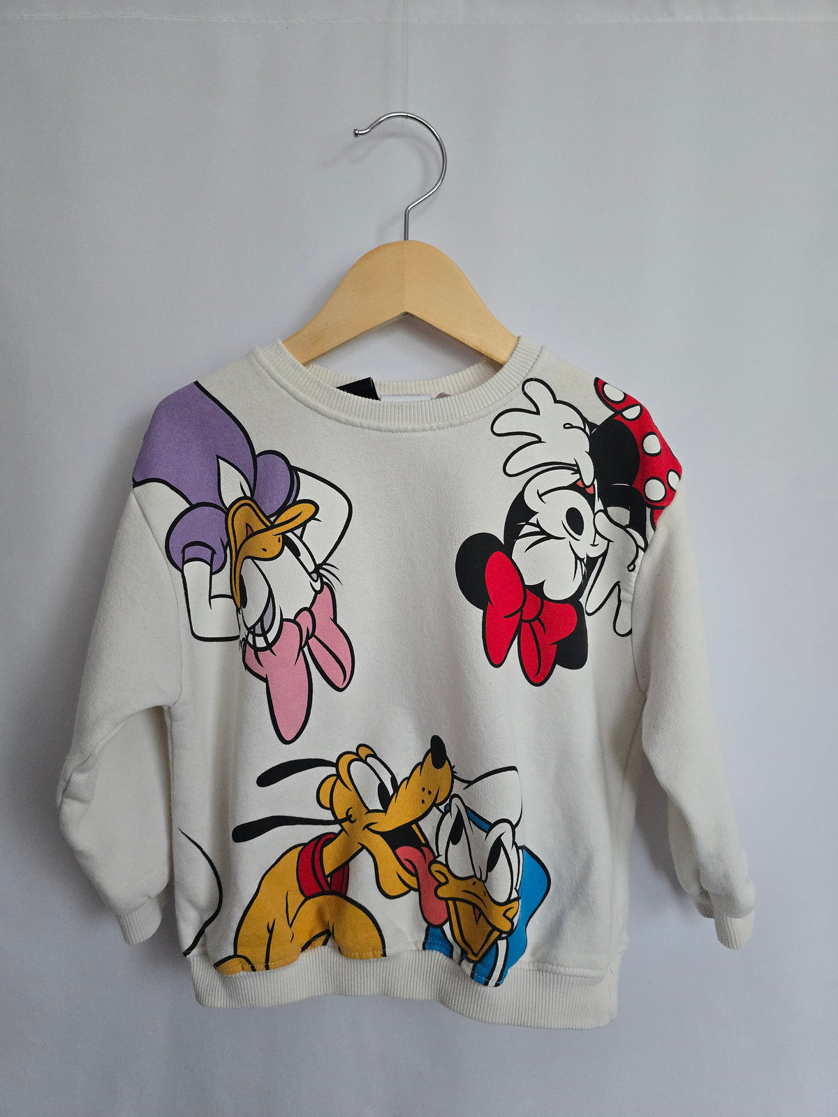 Zara x Disney Minnie & Friends Peekaboo Crewneck  • 3-4 years