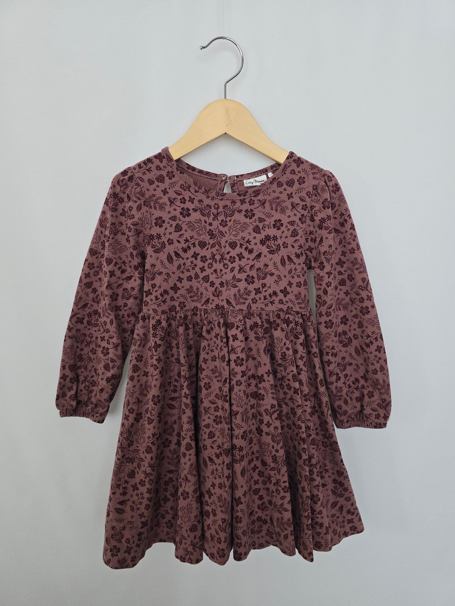 City Mouse Organic Cotton Foliage Dress • 4 years