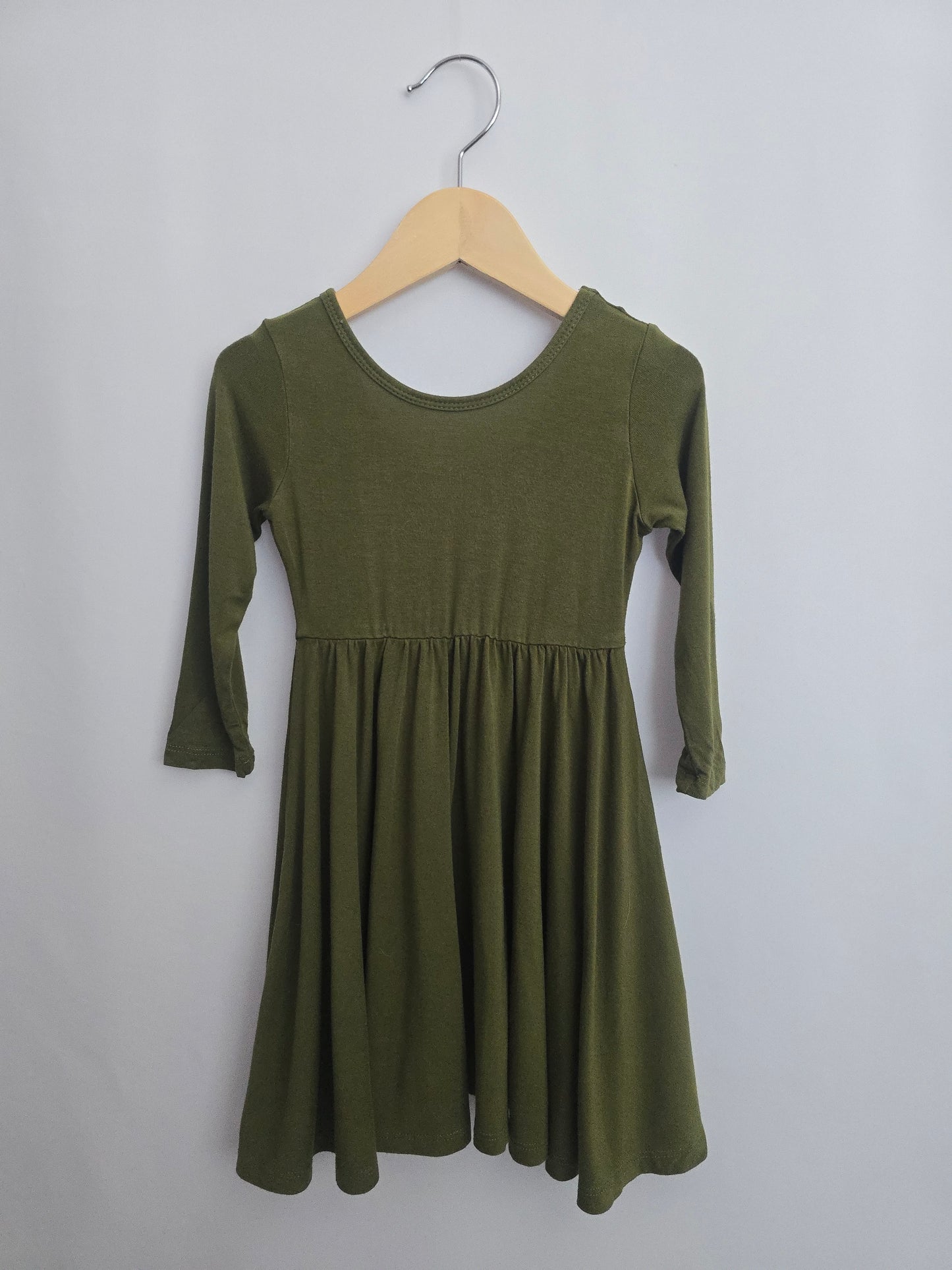 Kyte Olive Twirl Dress • 2 years