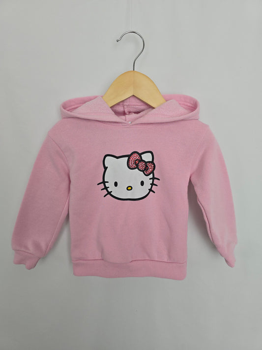 Hello Kitty Pink Hoodie • 18 months