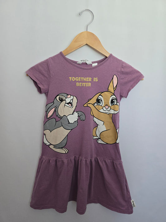 H&M Plum Together is Better Dress • 6-8 years