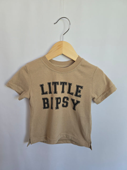 Little Bipsy Tan Tee • 12-18 months
