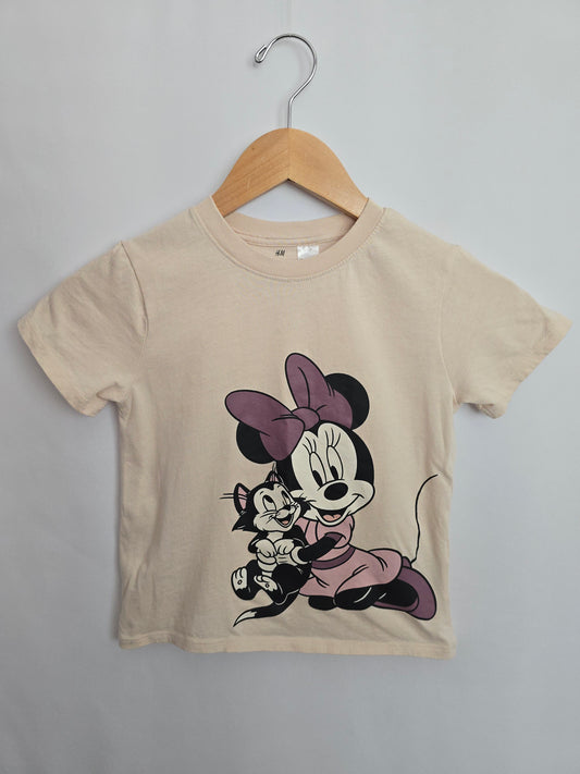 H&M Minnie & Figaro Tee • 6-8 years
