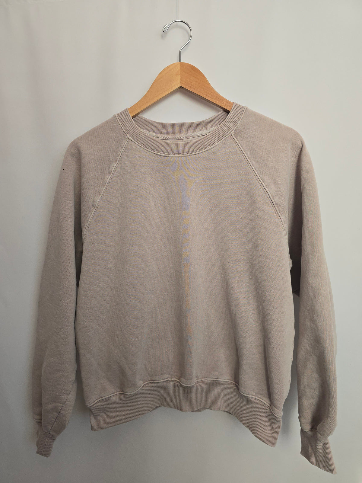 Wilfred Free Grey Wash Crewneck • Small