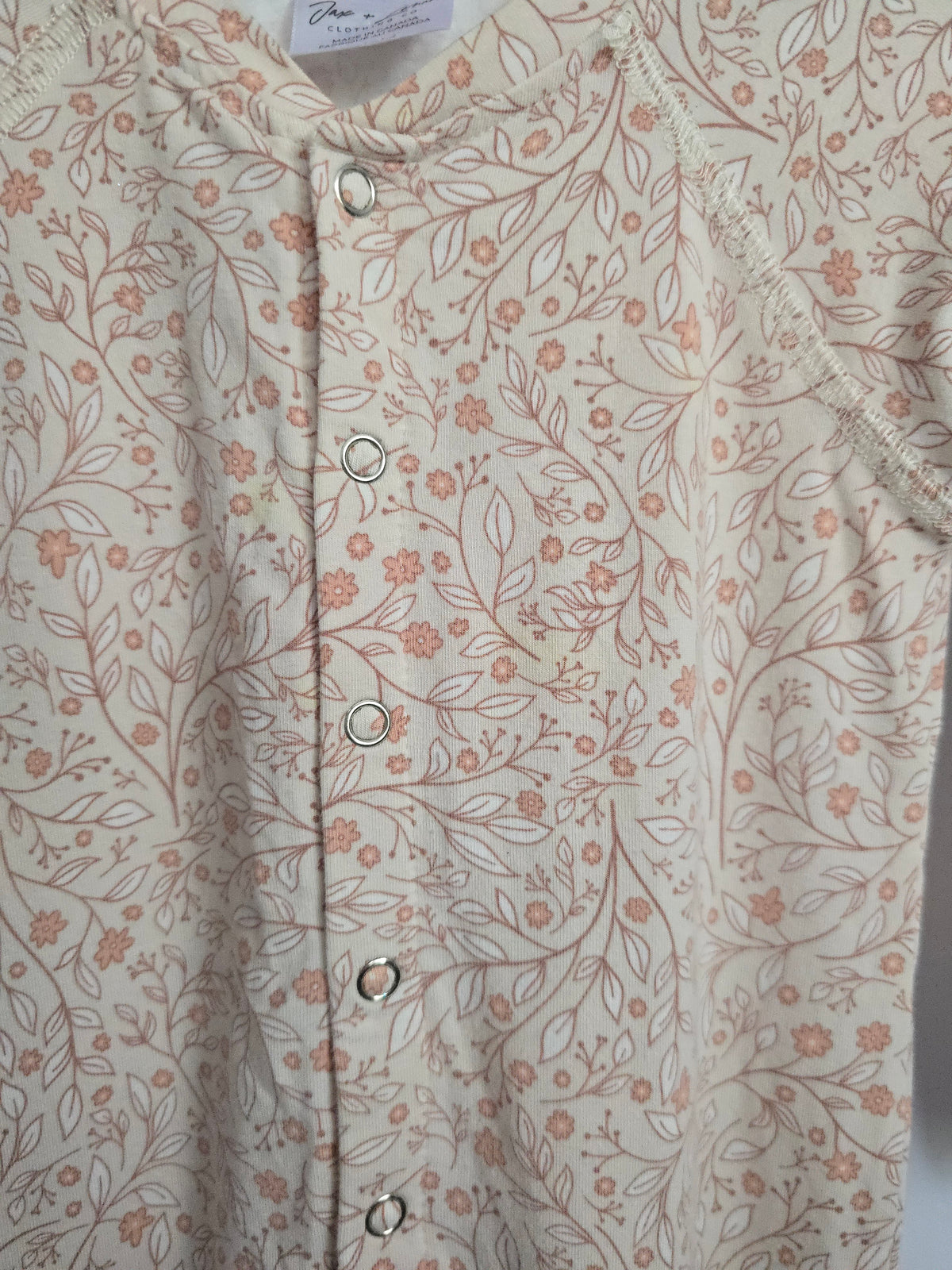 PLAY Jax & Lennon Dainty Floral Snap Lounge Suit • 12-18 months