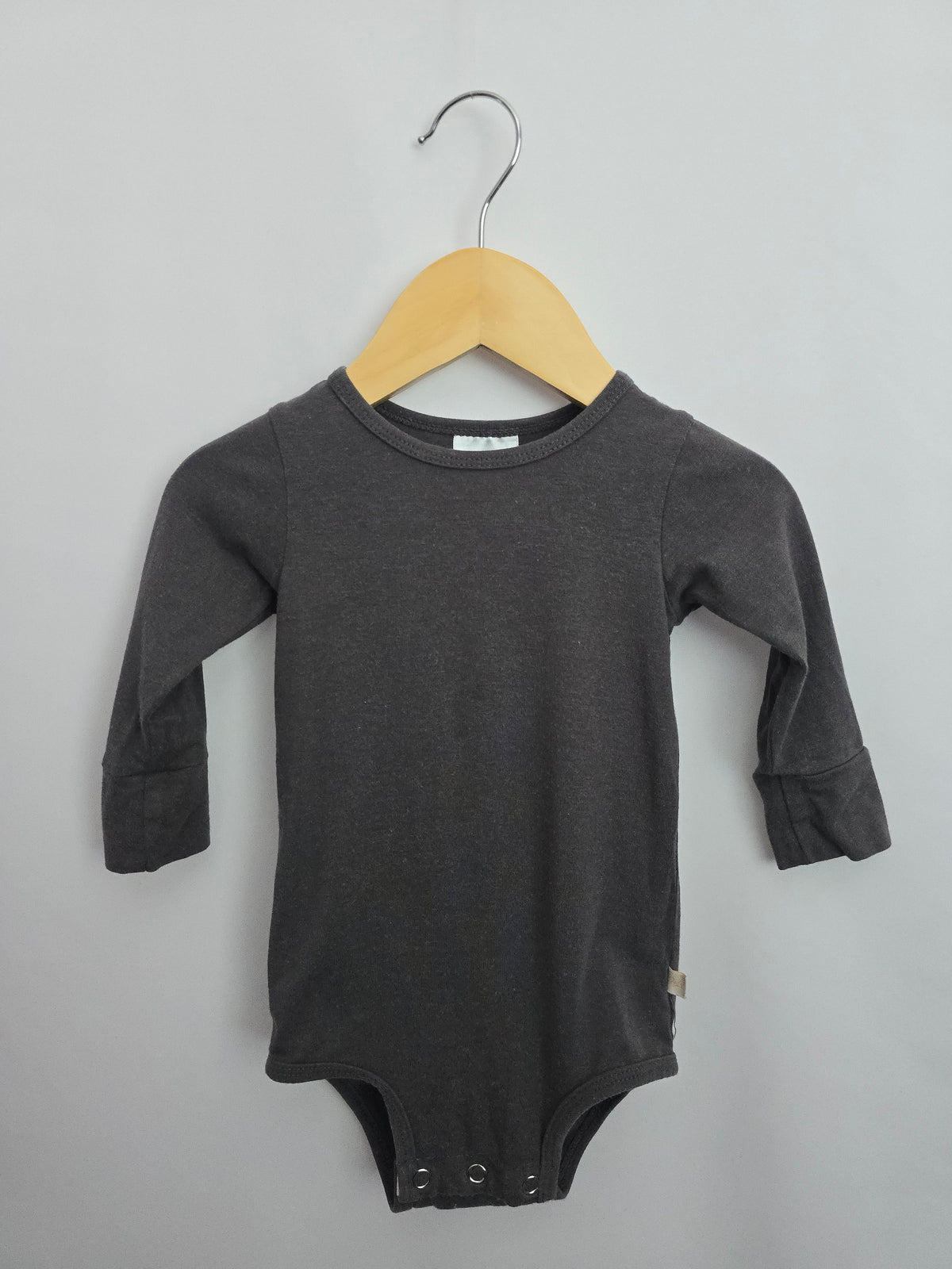 PLAY Jax & Lennon Dark Grey Bodysuit • 6-12 months