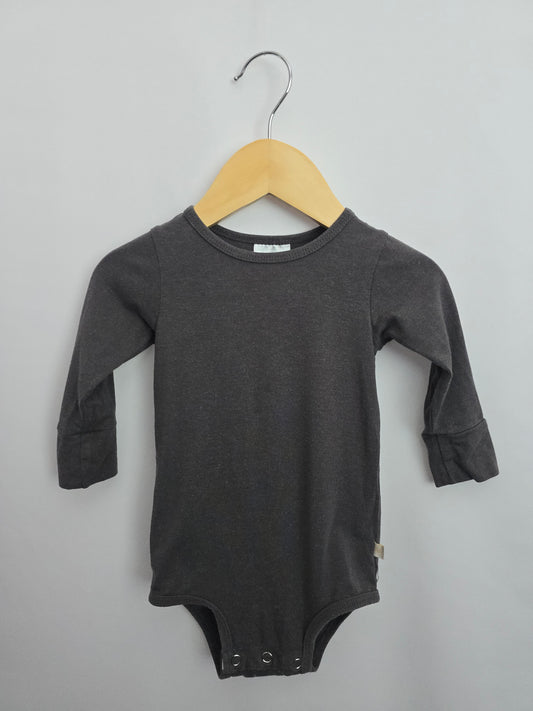 PLAY Jax & Lennon Dark Grey Bodysuit • 6-12 months