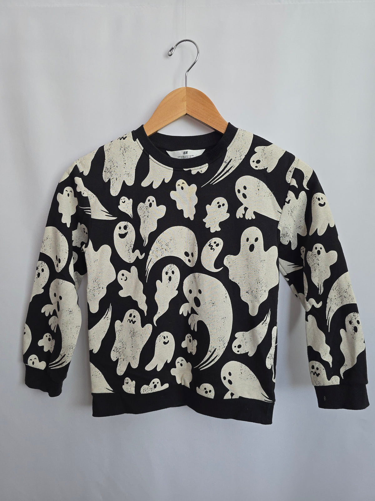 H&M Ghost Crewneck • 6-8 years