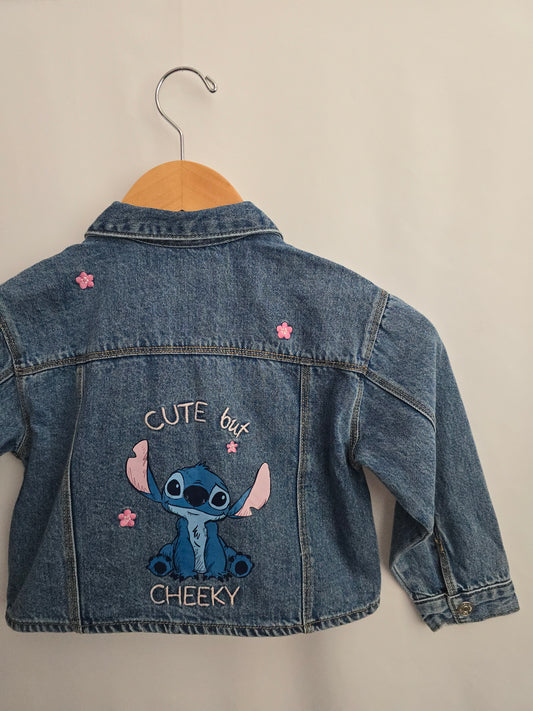 Zara Stitch Denim Jacket • 4 years