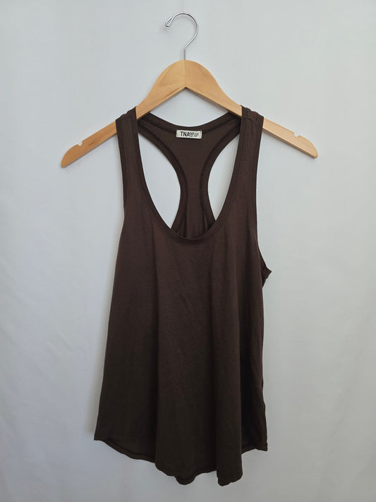 TNA Chocolate Brown Tank • XX-Small