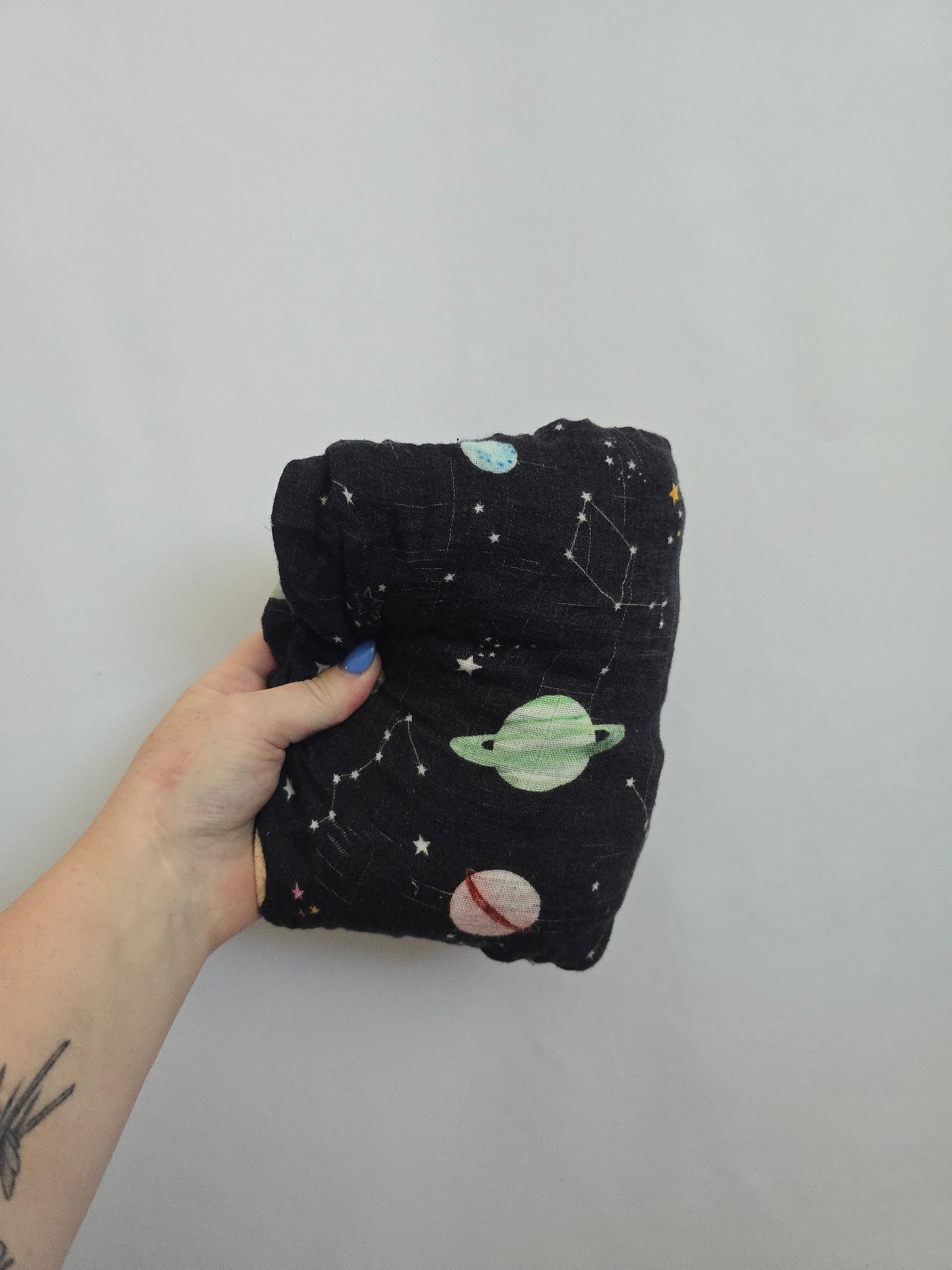 LouLou Lollipop Planets Crib Sheet