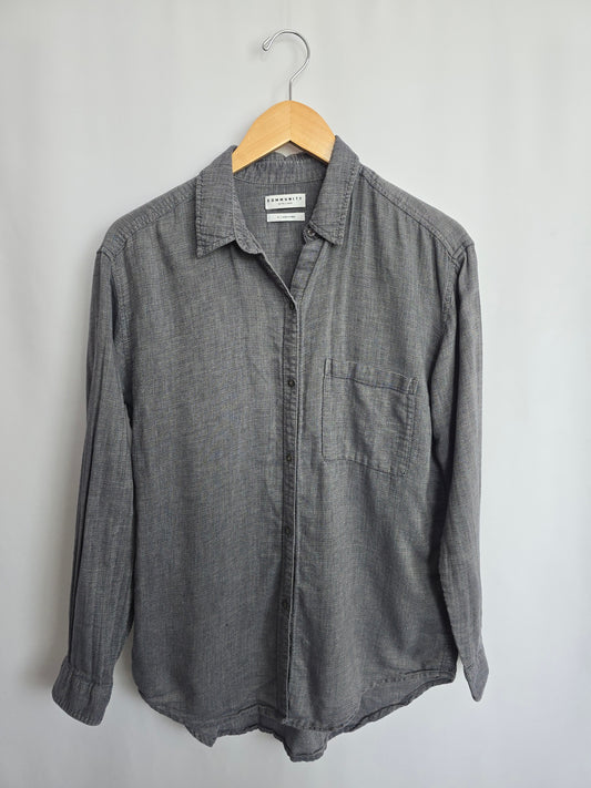 Community With Linen Button Up Shirt • Small