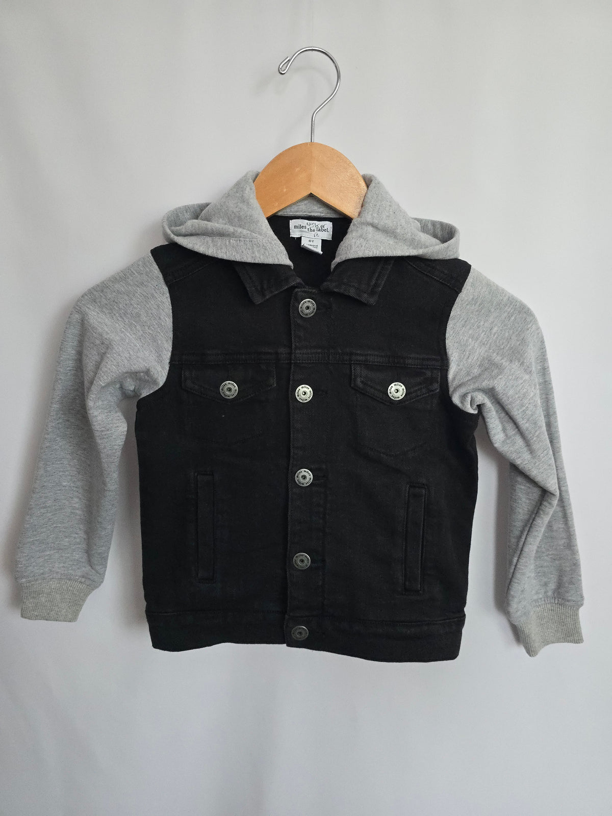 Miles The Label Sweater Denim Jacket • 6 years