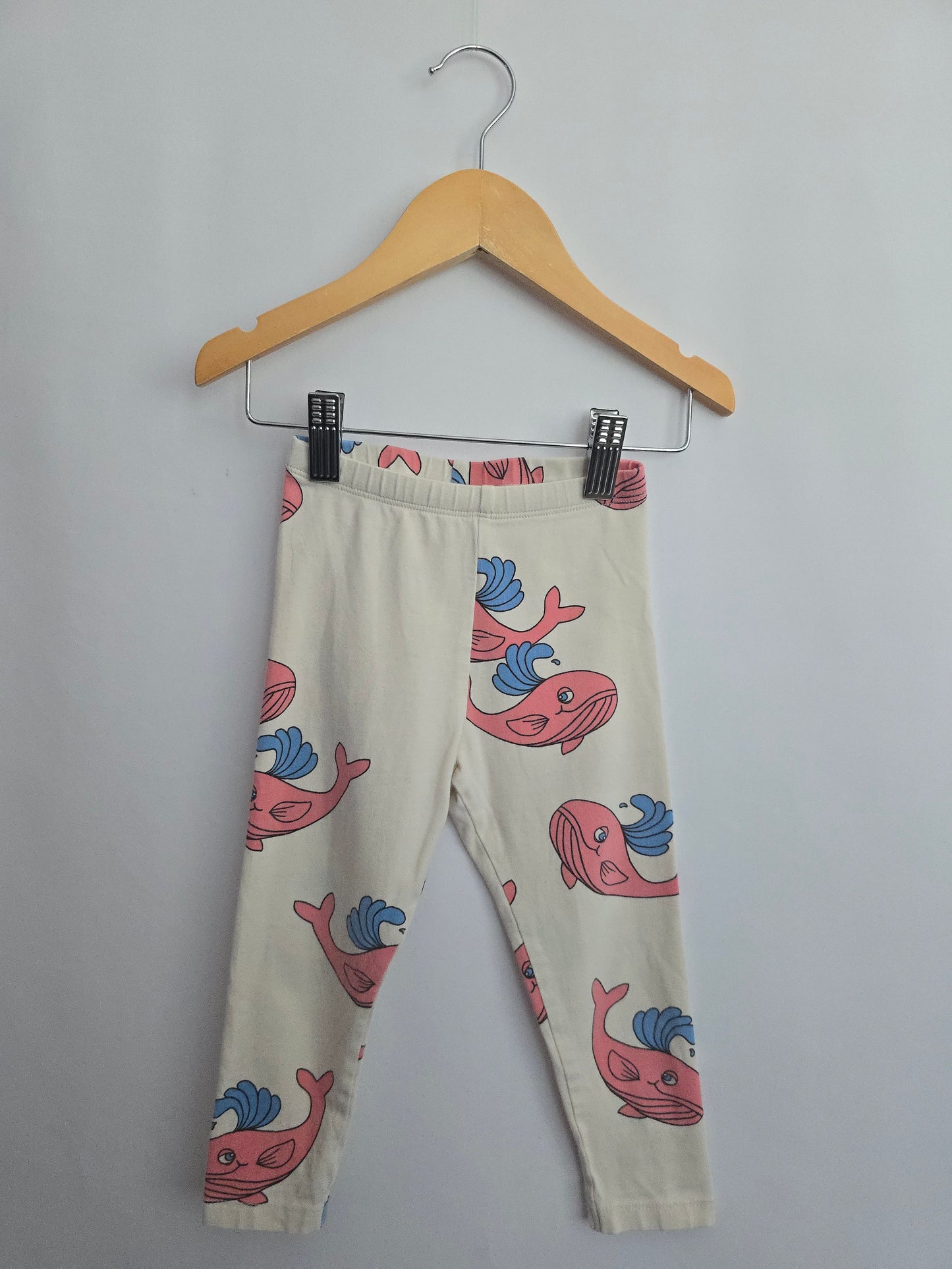 Mini Rodini Whale Leggings • 12-24 months