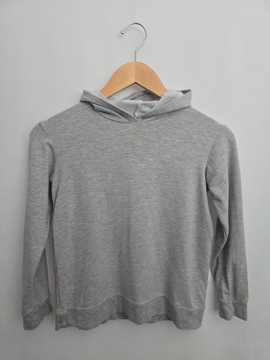 Tiny Button Apparel Light Grey Hoodie • 7-8 years