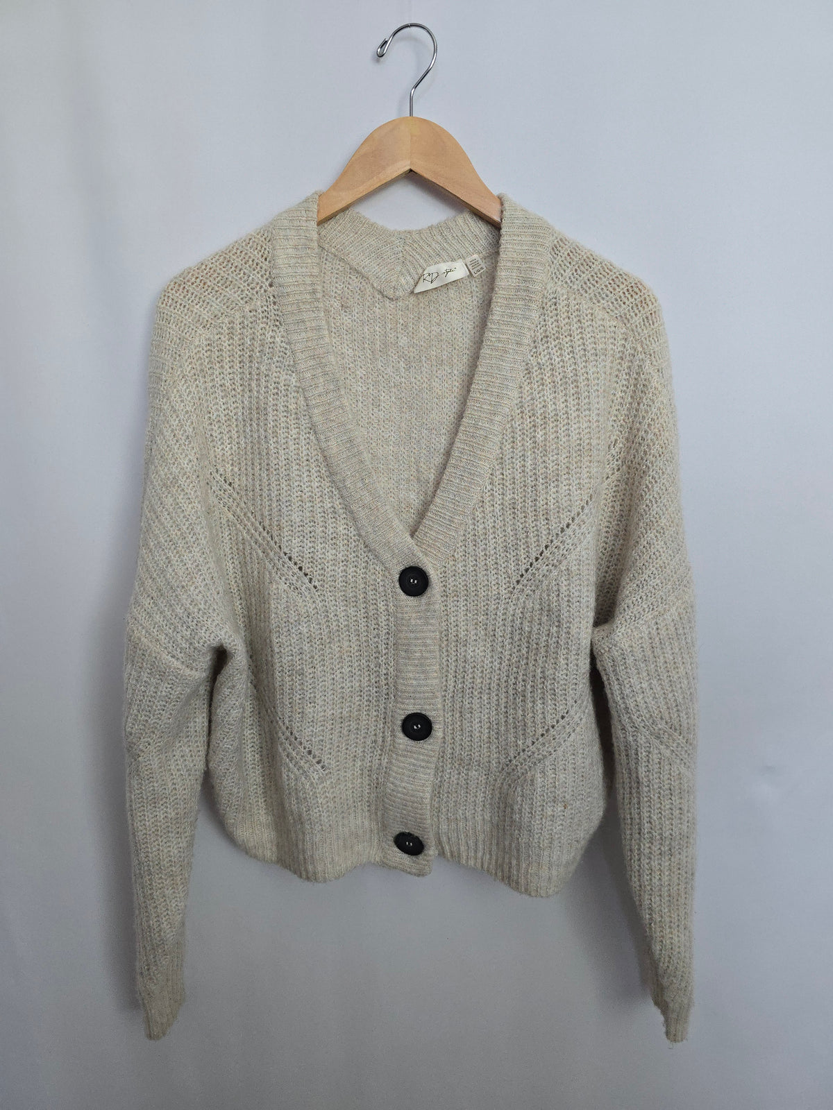 RD Style Chunky Knit Cardigan • Large