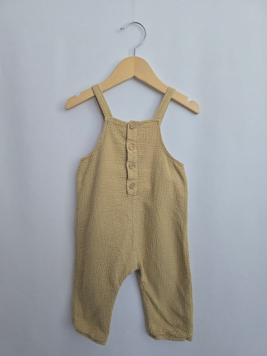 Zara Cotton Butter Romper • 9-12 months