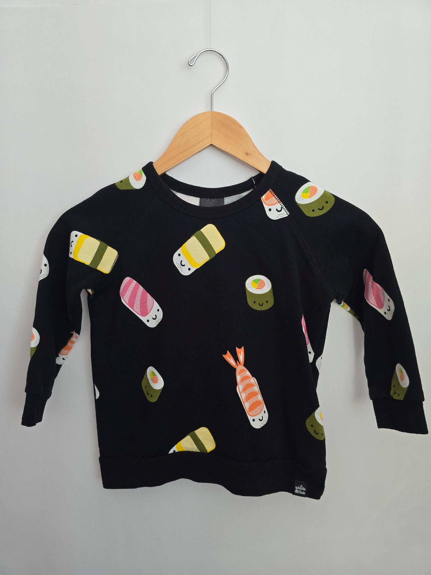 Whistle & Flute Sushi Crewneck • 7-8 years
