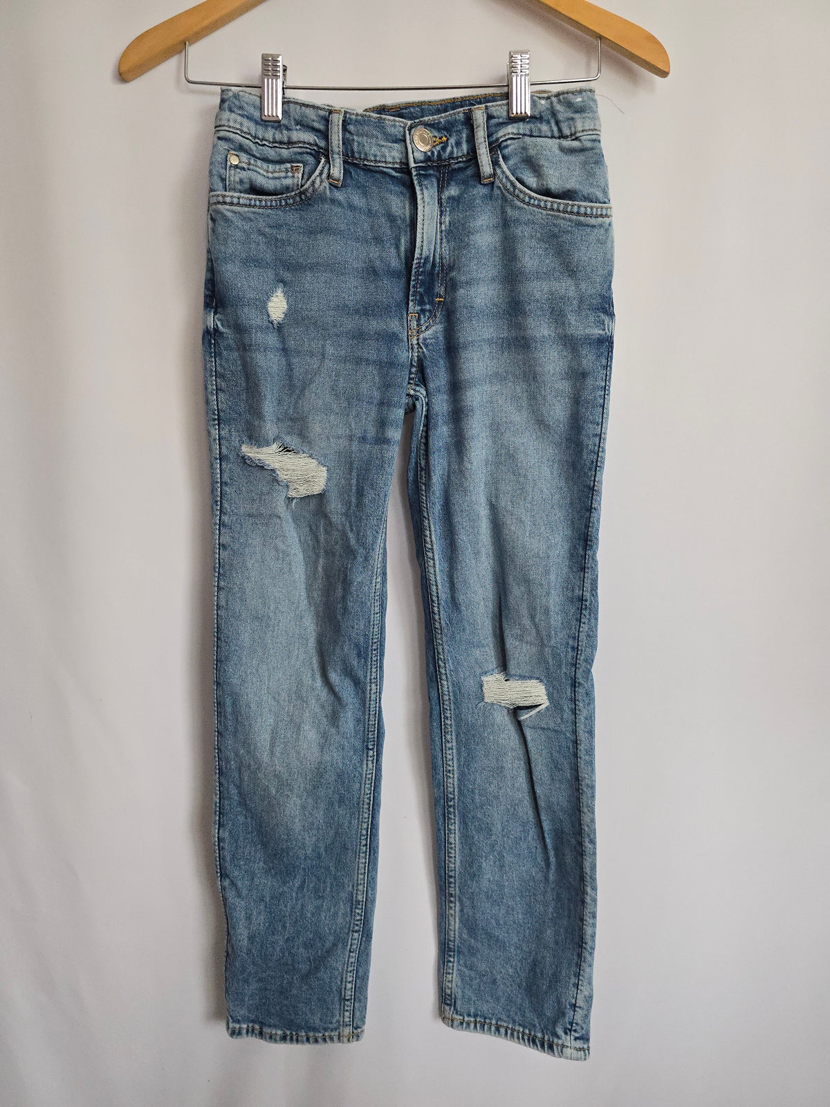 H&M Medium Wash Slim Fit Denim • 11-12 years