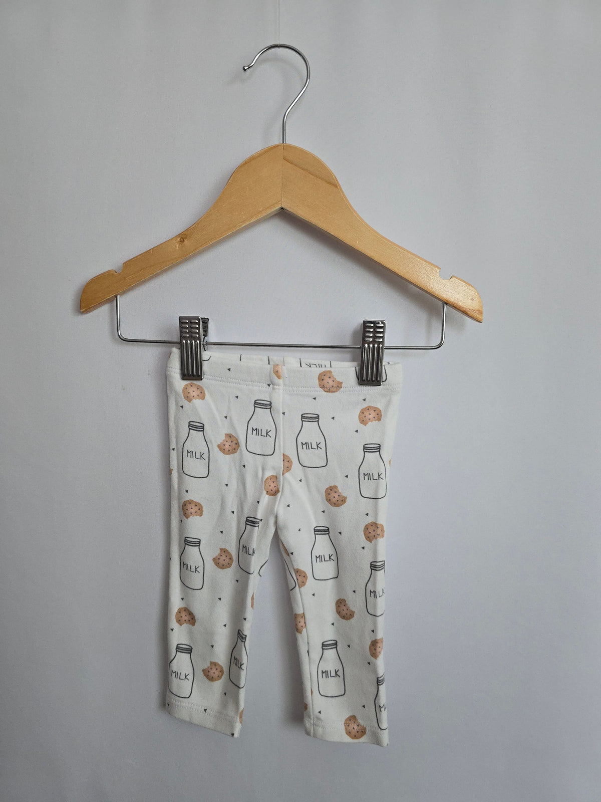 Kewe Clothing Milk & Cookies Leggings • 0-3 months