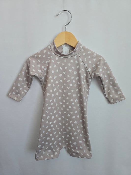 Imagine Perry Tan Speck Sunsuit • 1 year