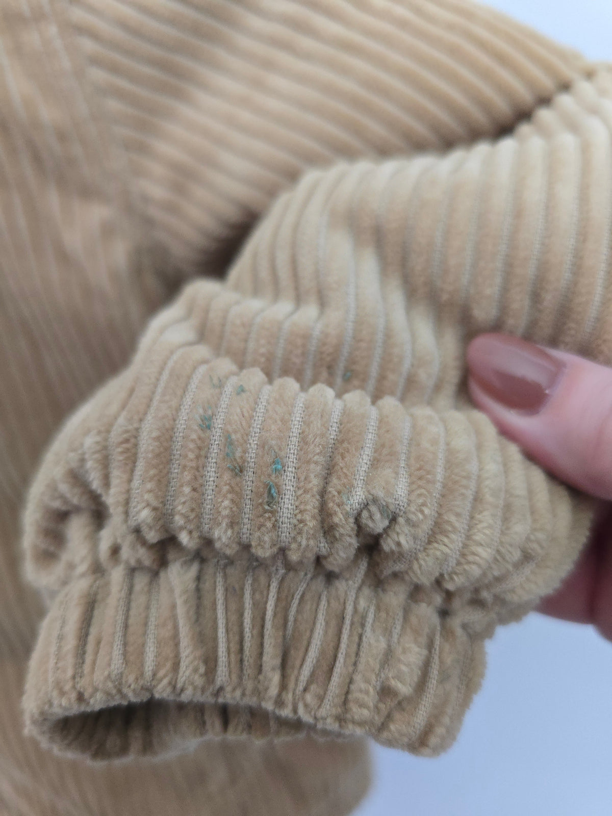 H&M Tan Cord Puffer Jacket • 2-3 years