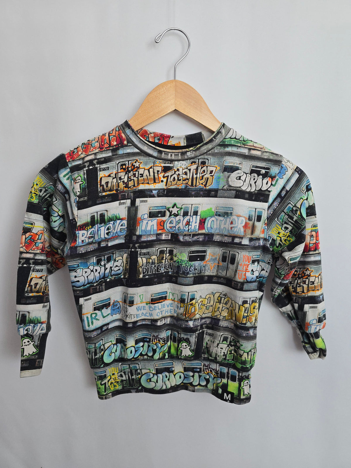 Molo Graffiti Trains Crewneck • 6 years