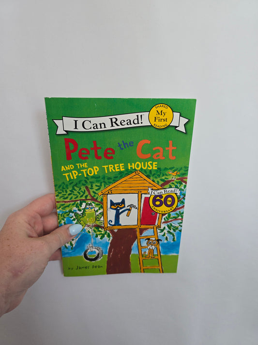 Pete The Cat & The Tip-Top Tree House • Softcover Book