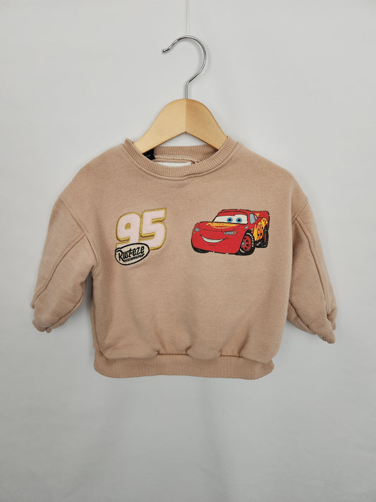 Zara x Cars Lightening McQueen Crewneck • 2 years