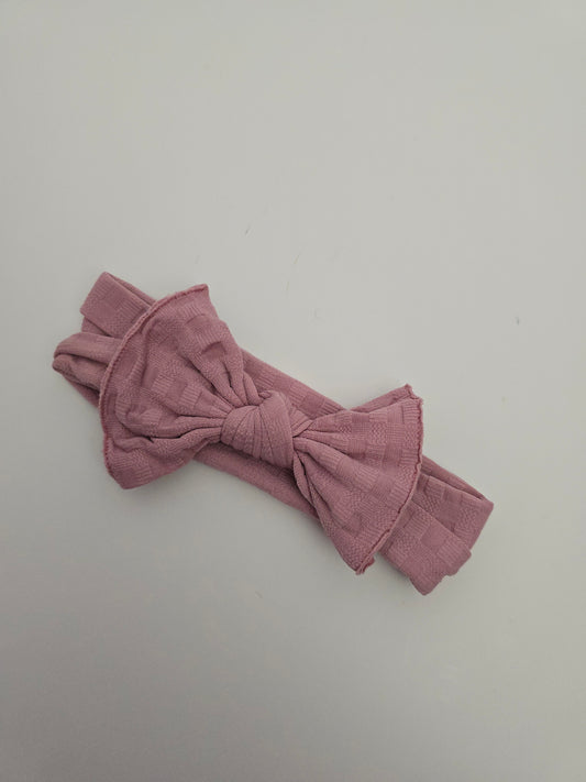 Baby Bling Dusty Pink Classic Knot Headband
