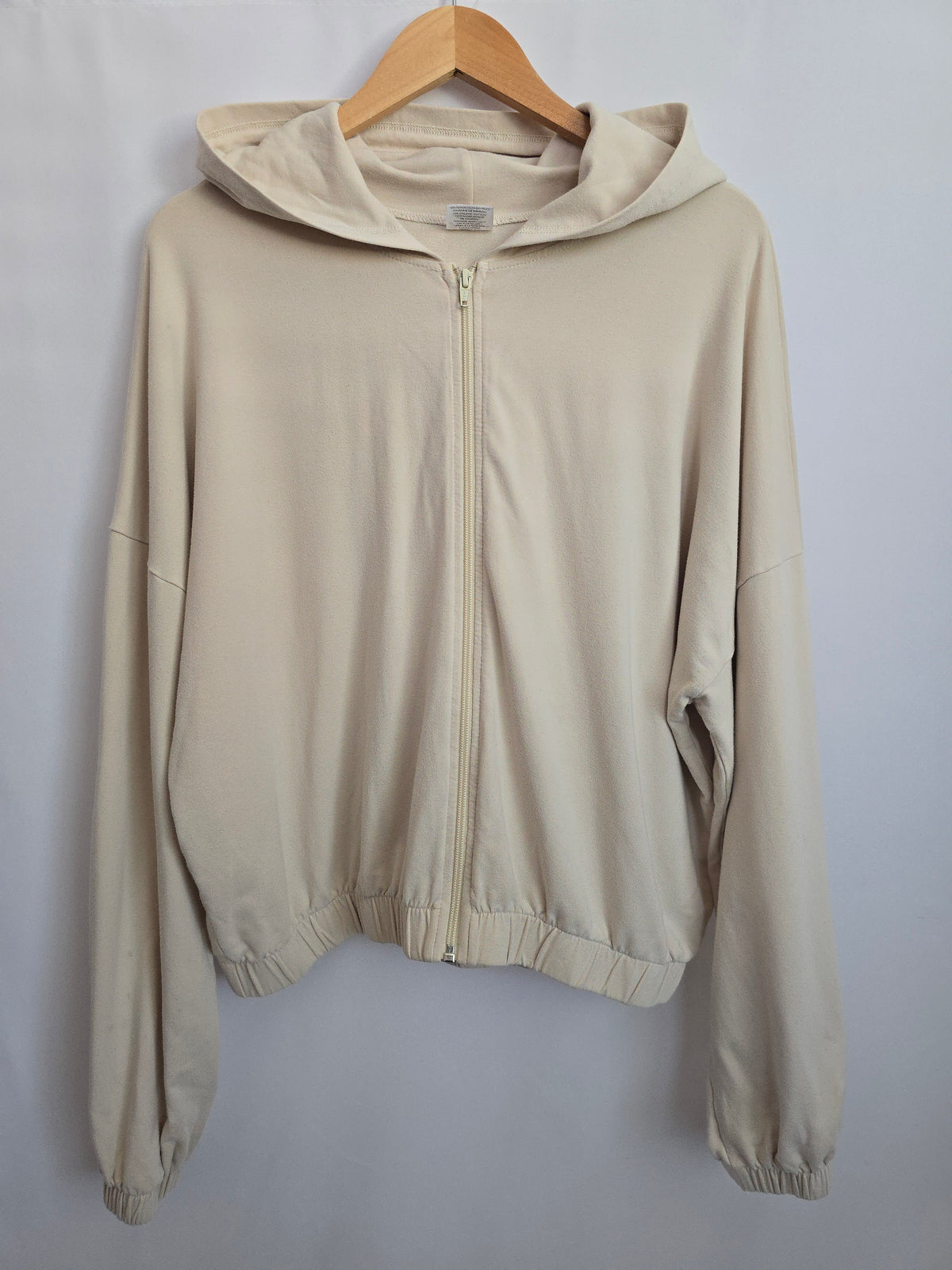 PLAY Jax & Lennon Bone Cropped Zip Hoodie • X-Large
