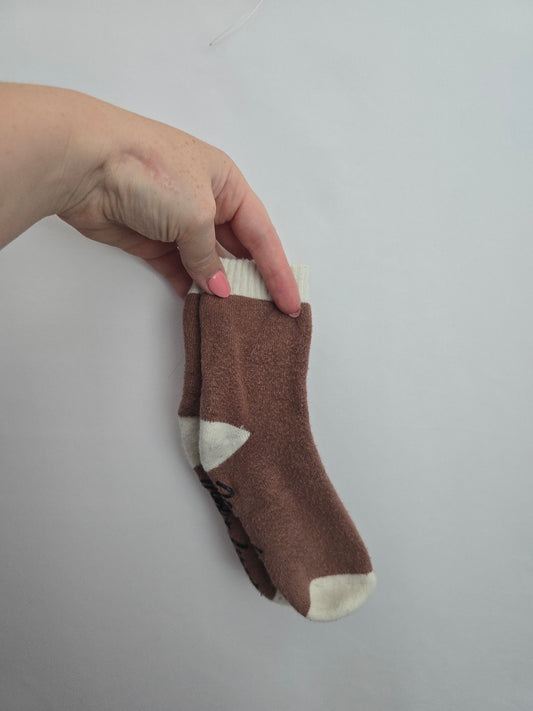 Jax & Lennon Cozy Socks Chestnut • 12-24 months