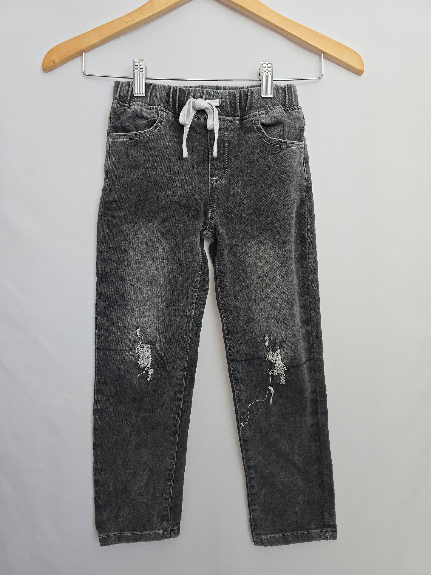 Little Bipsy Grey Wash Distressed Denim • 7 years