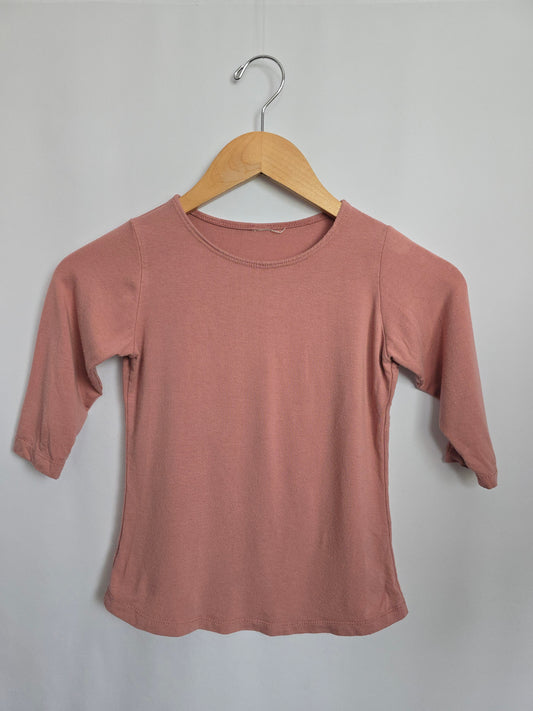 Nest & Nurture Blush Long Sleeve Shirt • 5-6 years