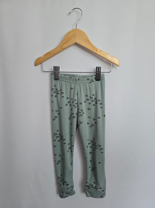 Little & Lively School Of Fish Leggings • 12-18 months