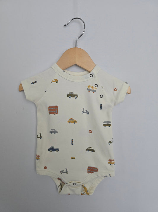 Pehr Organic Cotton Transport Bodysuit • 3-6 months