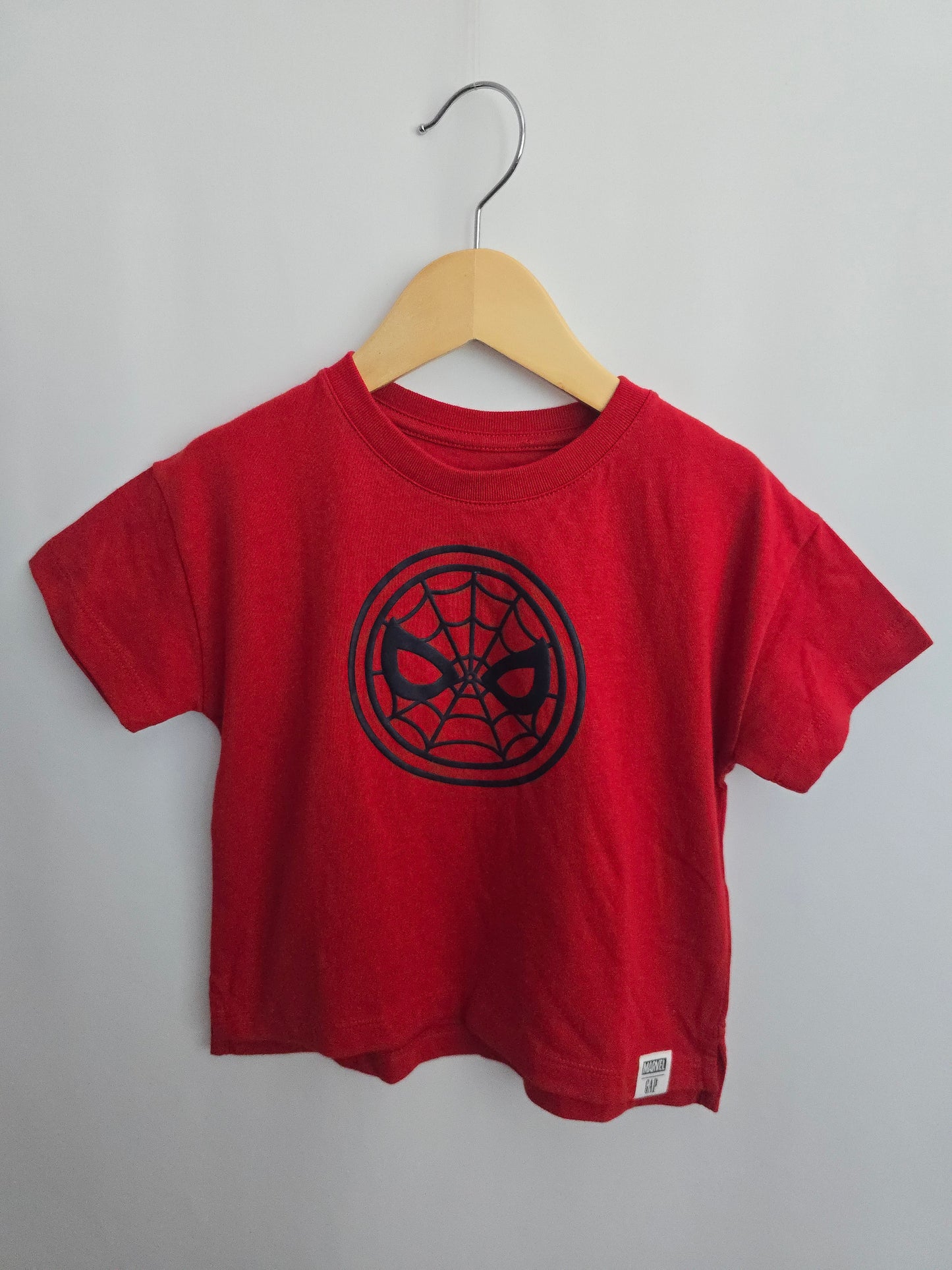 NEW Gap Marvel Red Spiderman Tee • 18-24 months