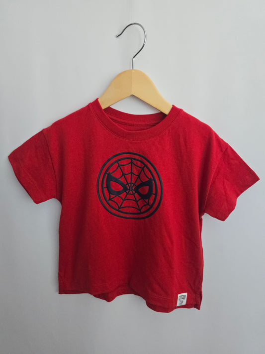 NEW Gap Marvel Red Spiderman Tee • 18-24 months