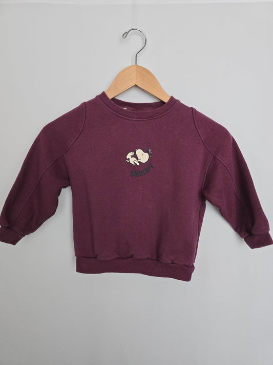 Zara Snoopy Crewneck • 5 years