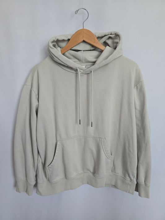 H&M Light Bone Hoodie • Medium
