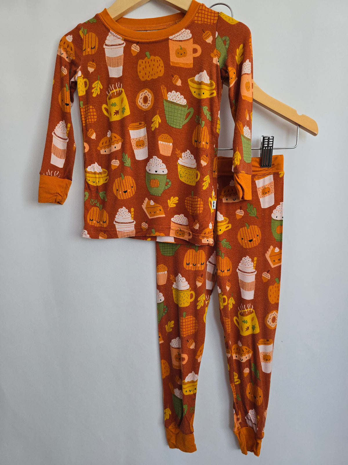 Little Sleepies Pumpkin Spice Pajama Set • 12-18 months