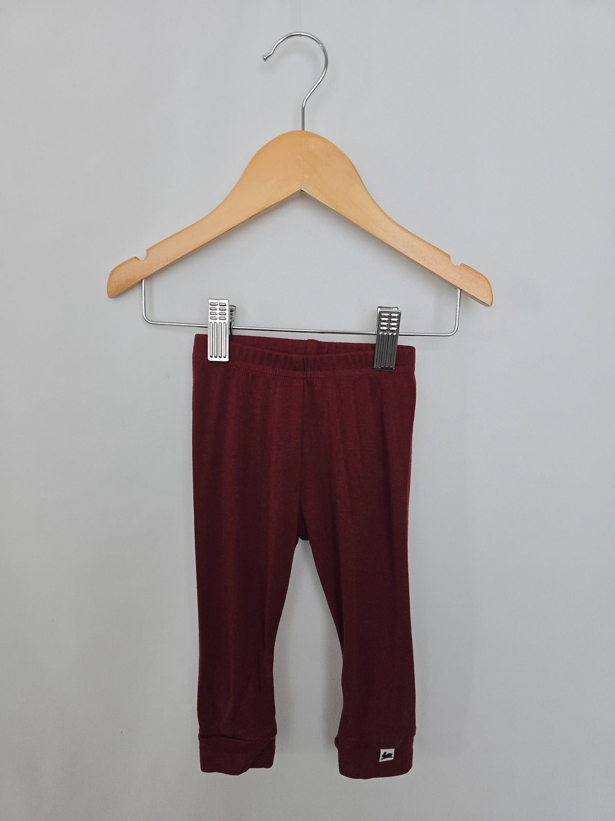 Little & Lively Cranberry Leggings • 3-6 months