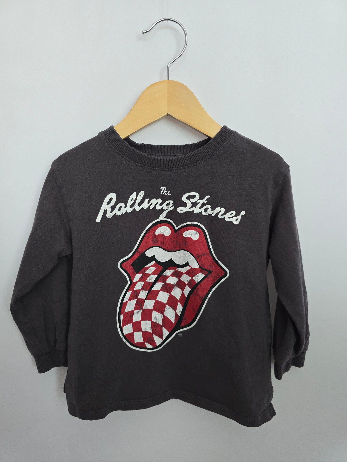 Zara The Rolling Stones Long Sleeve Shirt • 3-4 years